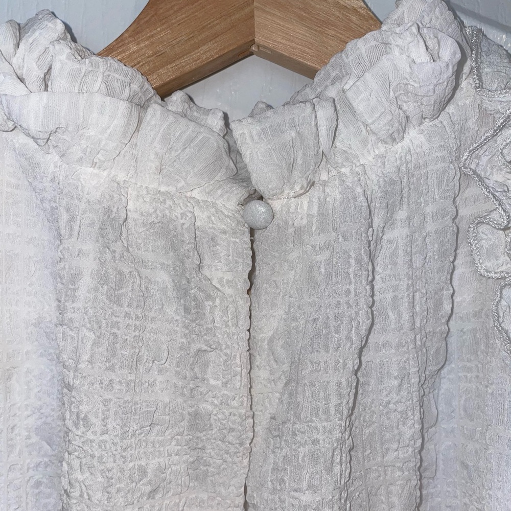 Aura Cream Sleeveless Mini Swing Dress size medium - Picture 4 of 6